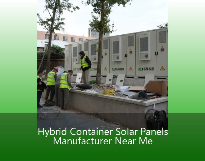 Hybrid Container Solar Panels Manufacturer Near Me